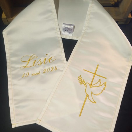 Etoles de baptême, communion...